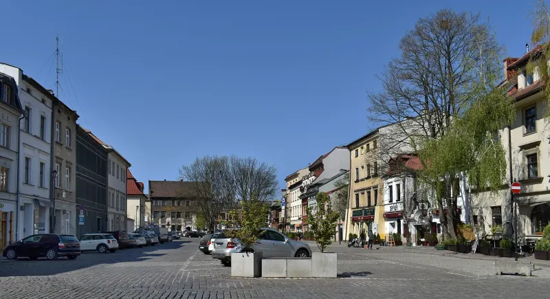 Calle Szeroka en el barrio de Kazimierz de Cracovia